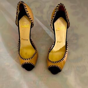 Christian Louboutin size 35 open toe pumps